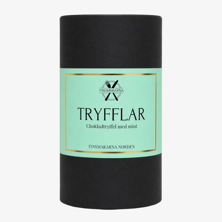 Chokladtryfflar med smak av mint